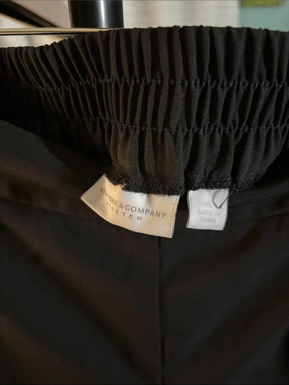 New York & Company Black Women's Dress Shorts Skort